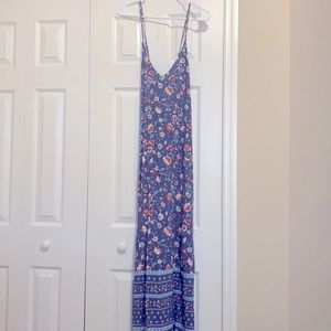 Old Navy Blue floral Maxi dress